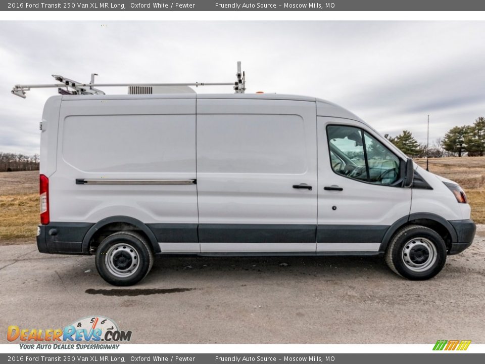 Oxford White 2016 Ford Transit 250 Van XL MR Long Photo #3