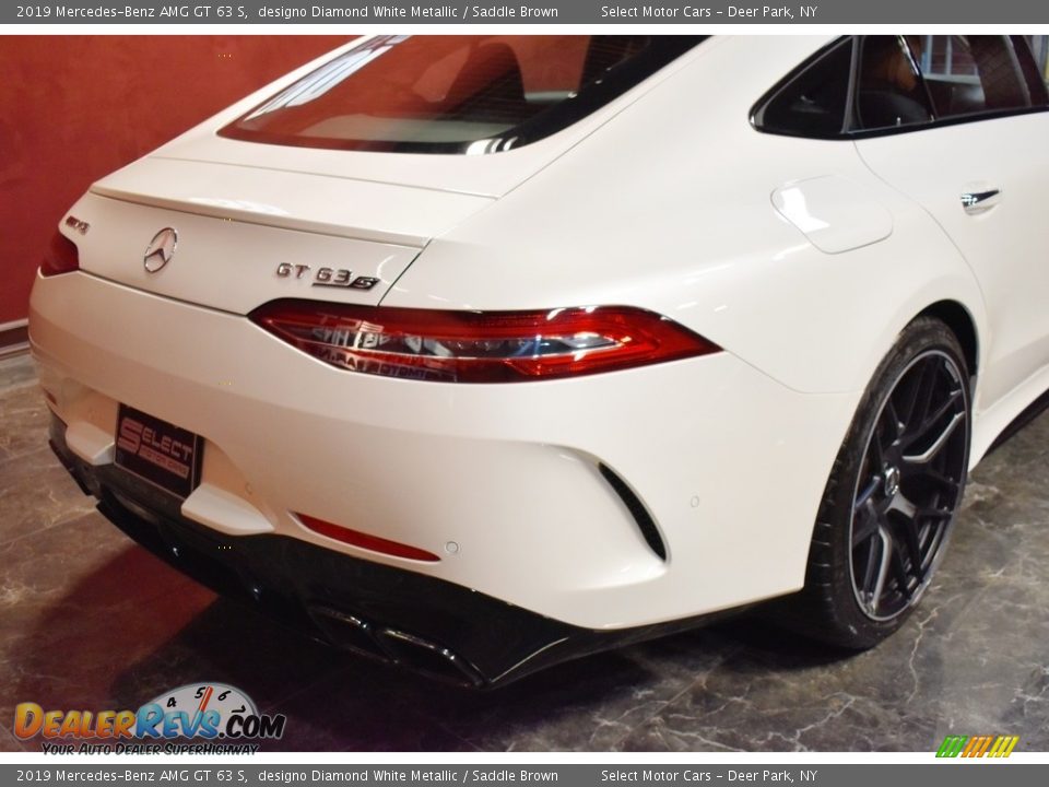 2019 Mercedes-Benz AMG GT 63 S designo Diamond White Metallic / Saddle Brown Photo #5