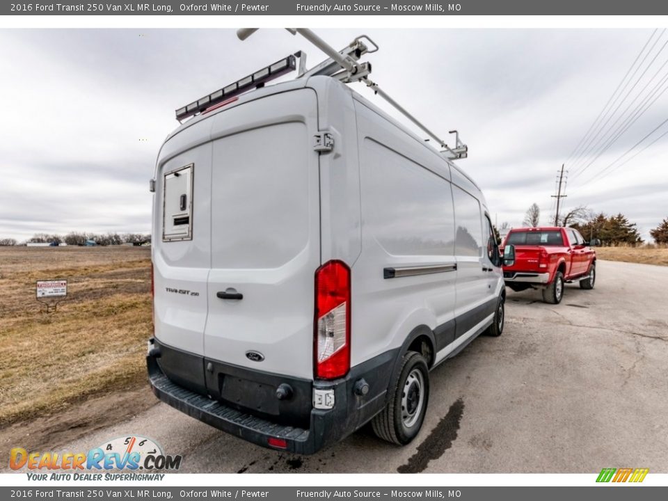 2016 Ford Transit 250 Van XL MR Long Oxford White / Pewter Photo #4