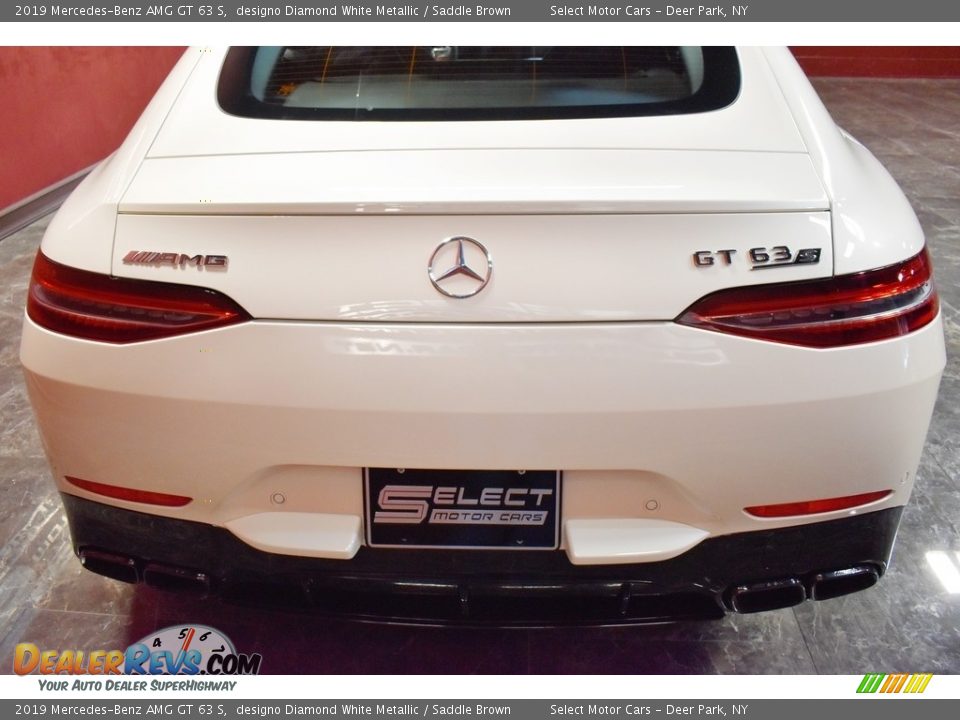 2019 Mercedes-Benz AMG GT 63 S designo Diamond White Metallic / Saddle Brown Photo #6