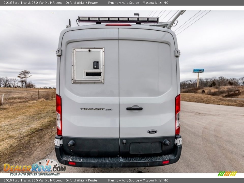 2016 Ford Transit 250 Van XL MR Long Oxford White / Pewter Photo #5