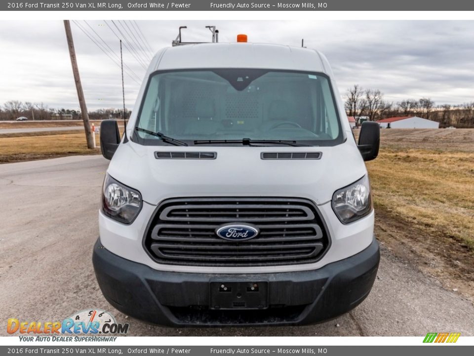 2016 Ford Transit 250 Van XL MR Long Oxford White / Pewter Photo #9