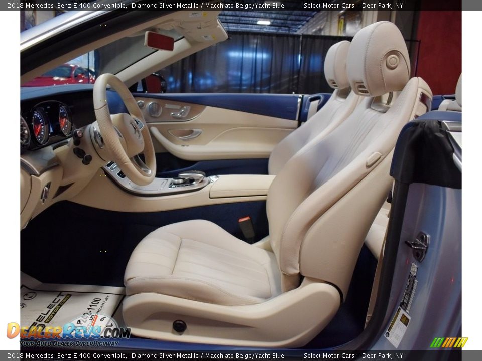 Front Seat of 2018 Mercedes-Benz E 400 Convertible Photo #14