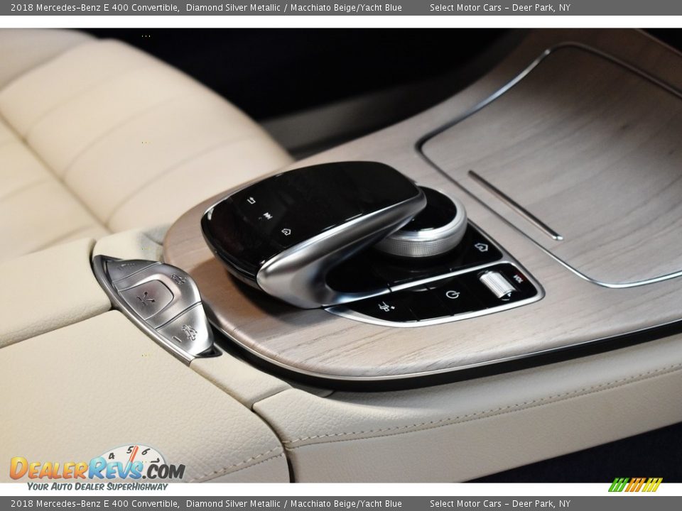 2018 Mercedes-Benz E 400 Convertible Diamond Silver Metallic / Macchiato Beige/Yacht Blue Photo #19