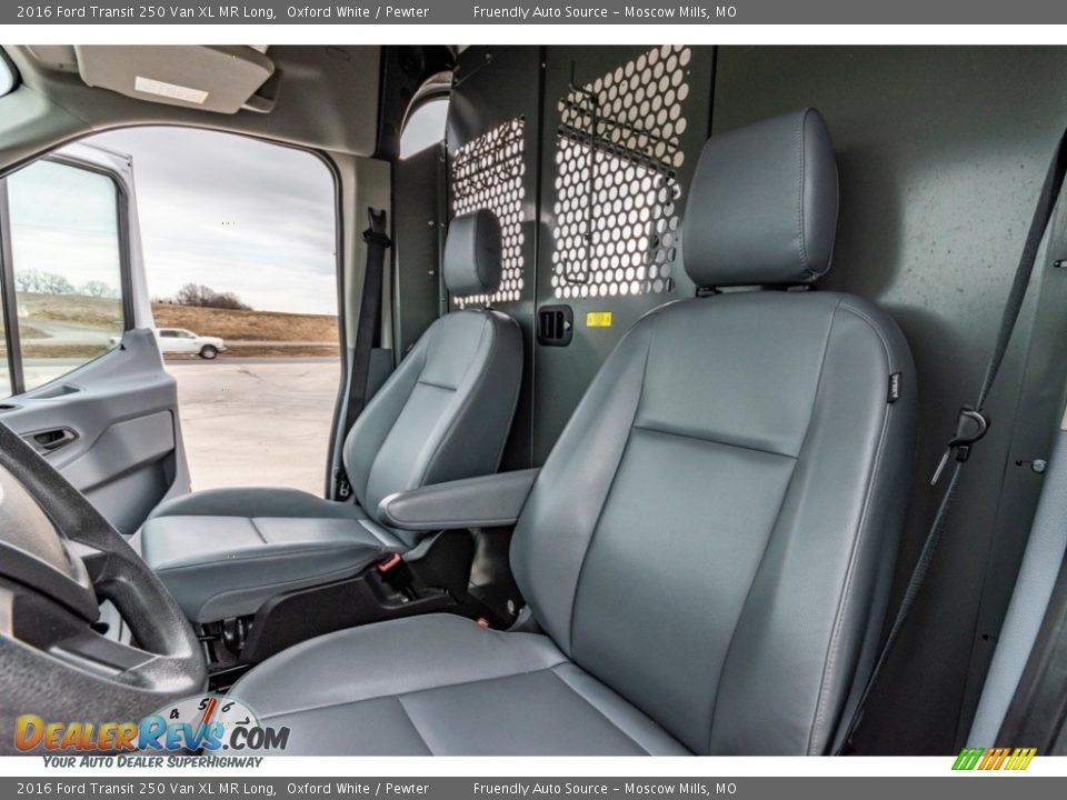 Front Seat of 2016 Ford Transit 250 Van XL MR Long Photo #17