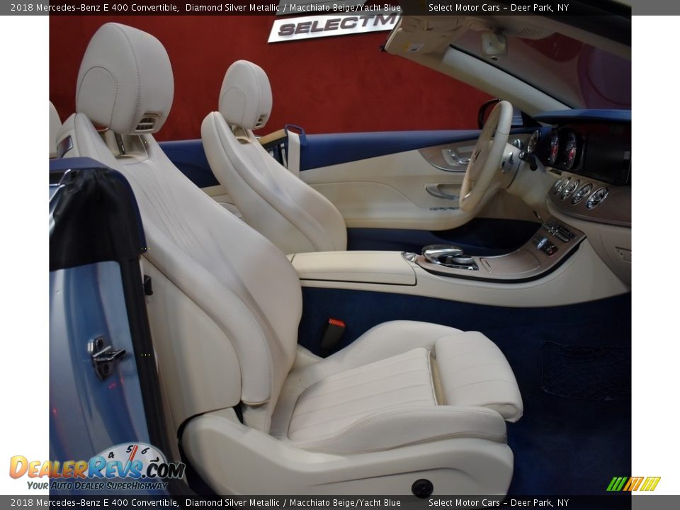 Front Seat of 2018 Mercedes-Benz E 400 Convertible Photo #22