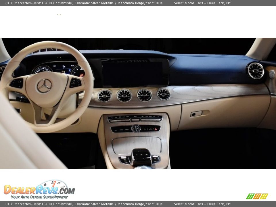 Dashboard of 2018 Mercedes-Benz E 400 Convertible Photo #23