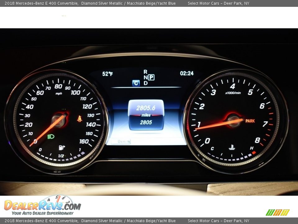 2018 Mercedes-Benz E 400 Convertible Gauges Photo #25