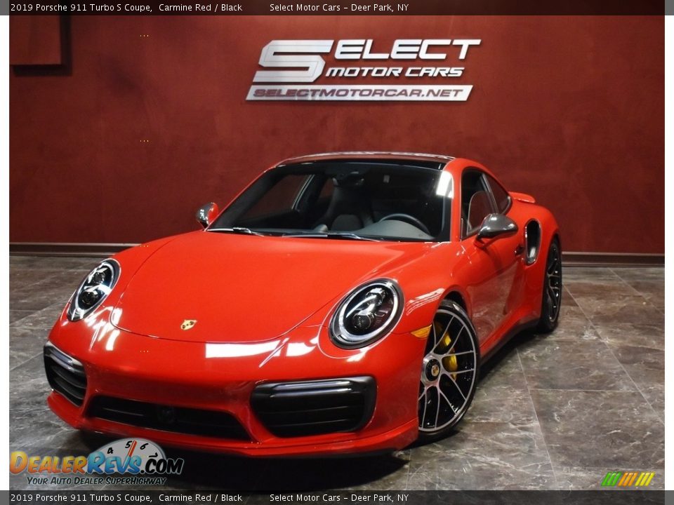 2019 Porsche 911 Turbo S Coupe Carmine Red / Black Photo #1