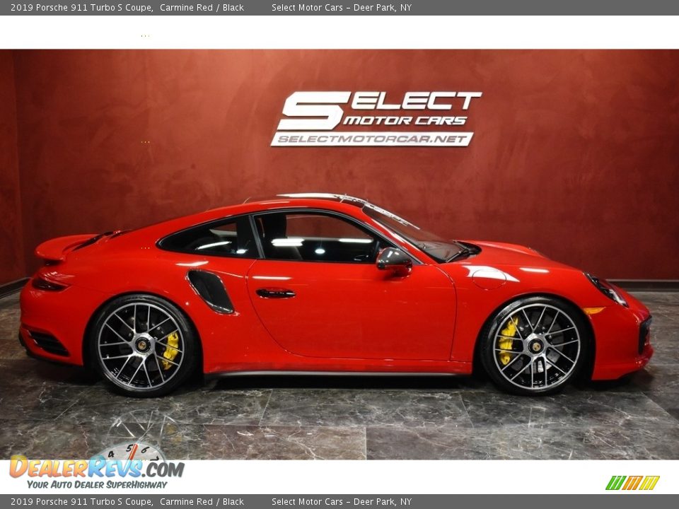 2019 Porsche 911 Turbo S Coupe Carmine Red / Black Photo #4