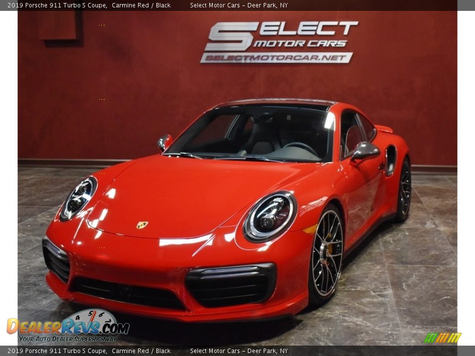 2019 Porsche 911 Turbo S Coupe Carmine Red / Black Photo #6