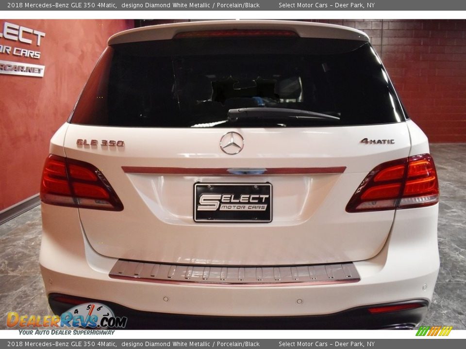 2018 Mercedes-Benz GLE 350 4Matic designo Diamond White Metallic / Porcelain/Black Photo #6
