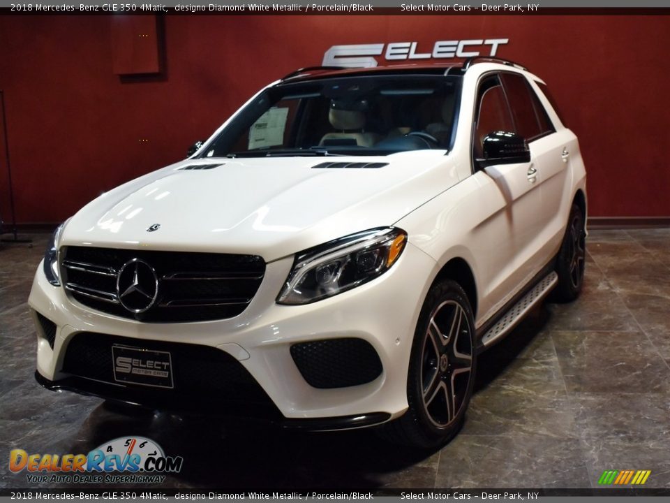 2018 Mercedes-Benz GLE 350 4Matic designo Diamond White Metallic / Porcelain/Black Photo #7