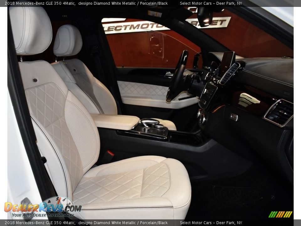 2018 Mercedes-Benz GLE 350 4Matic designo Diamond White Metallic / Porcelain/Black Photo #18