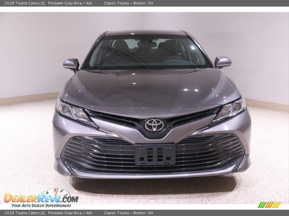 2018 Toyota Camry LE Predawn Gray Mica / Ash Photo #2