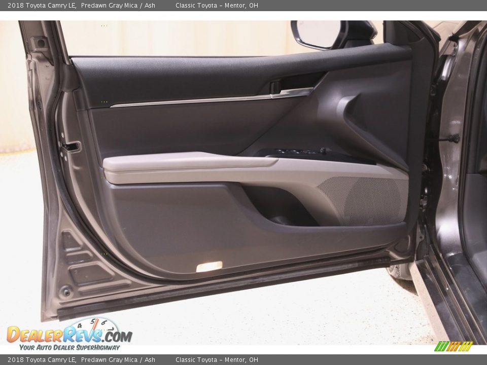 2018 Toyota Camry LE Predawn Gray Mica / Ash Photo #4