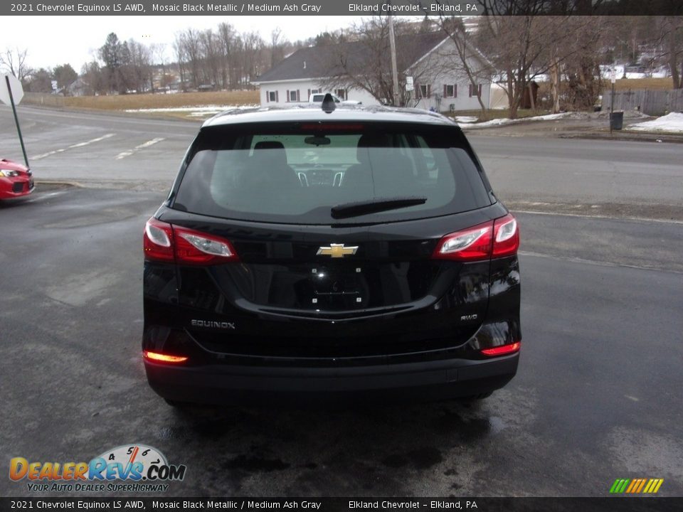 2021 Chevrolet Equinox LS AWD Mosaic Black Metallic / Medium Ash Gray Photo #4