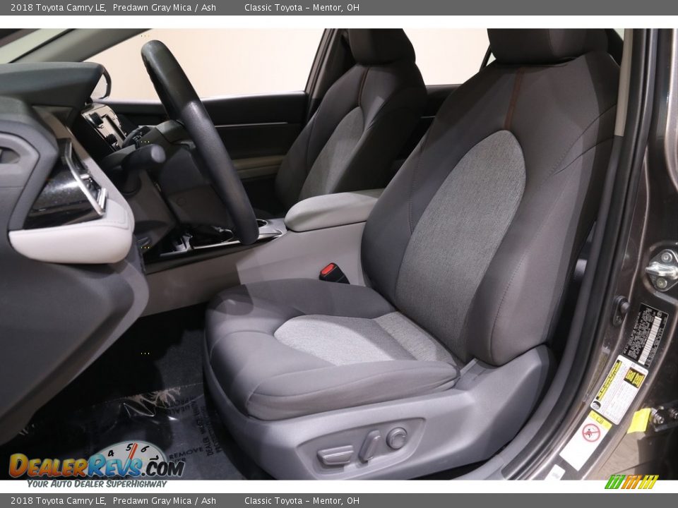 2018 Toyota Camry LE Predawn Gray Mica / Ash Photo #5