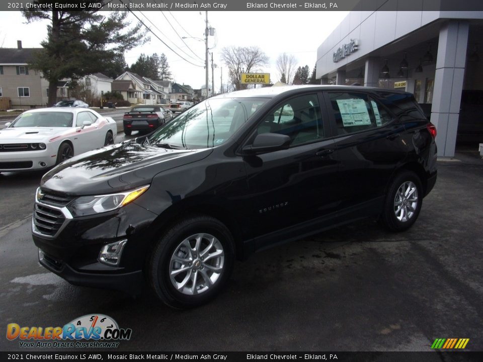 2021 Chevrolet Equinox LS AWD Mosaic Black Metallic / Medium Ash Gray Photo #6