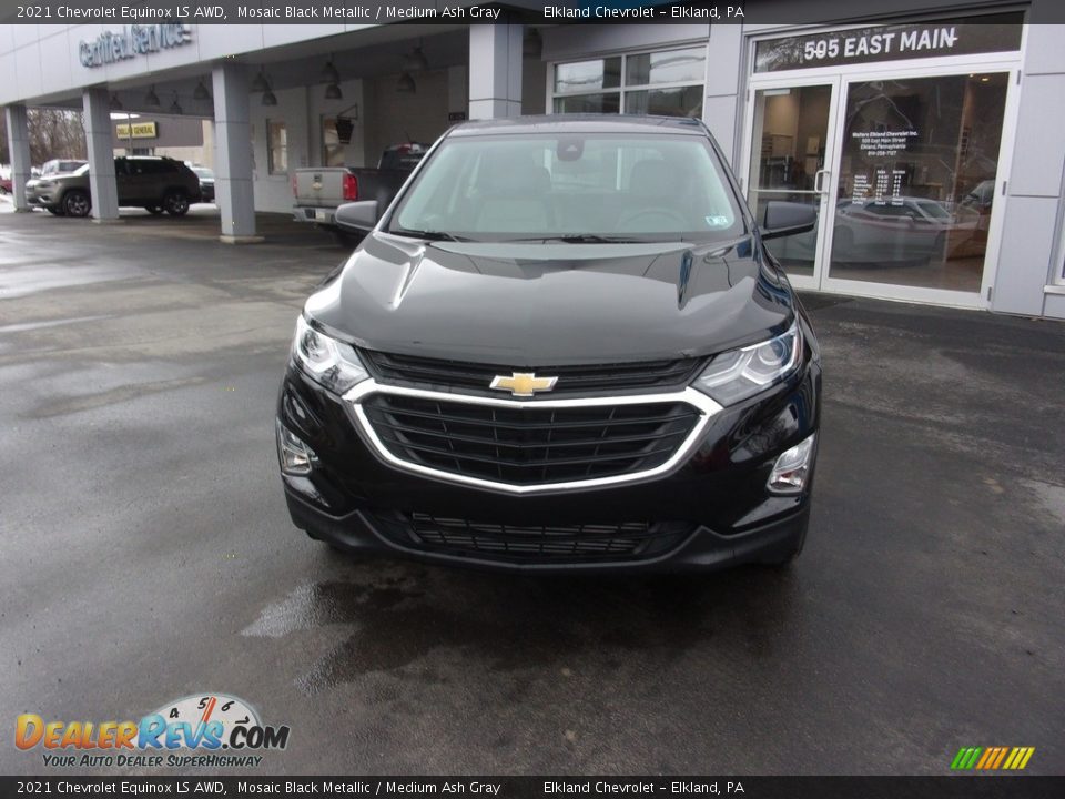 2021 Chevrolet Equinox LS AWD Mosaic Black Metallic / Medium Ash Gray Photo #7