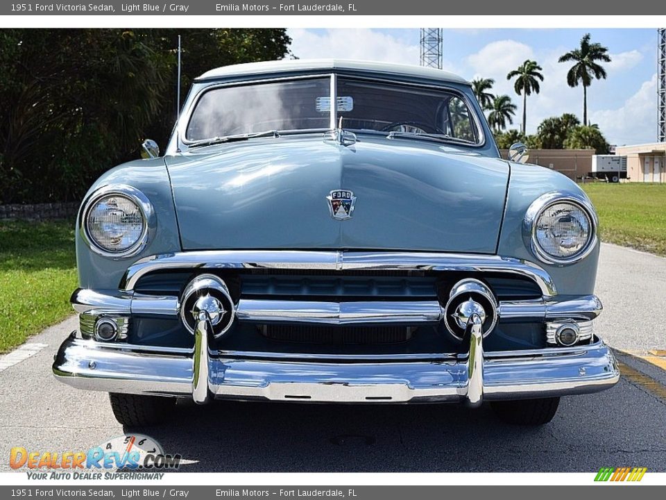 Light Blue 1951 Ford Victoria Sedan Photo #10