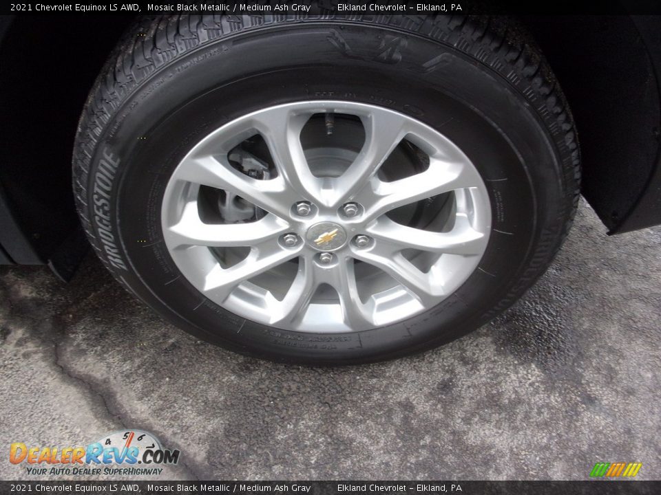 2021 Chevrolet Equinox LS AWD Mosaic Black Metallic / Medium Ash Gray Photo #9
