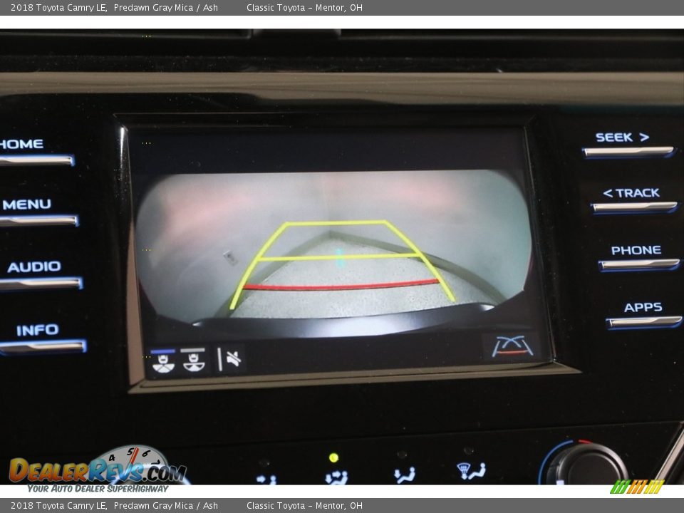 2018 Toyota Camry LE Predawn Gray Mica / Ash Photo #13