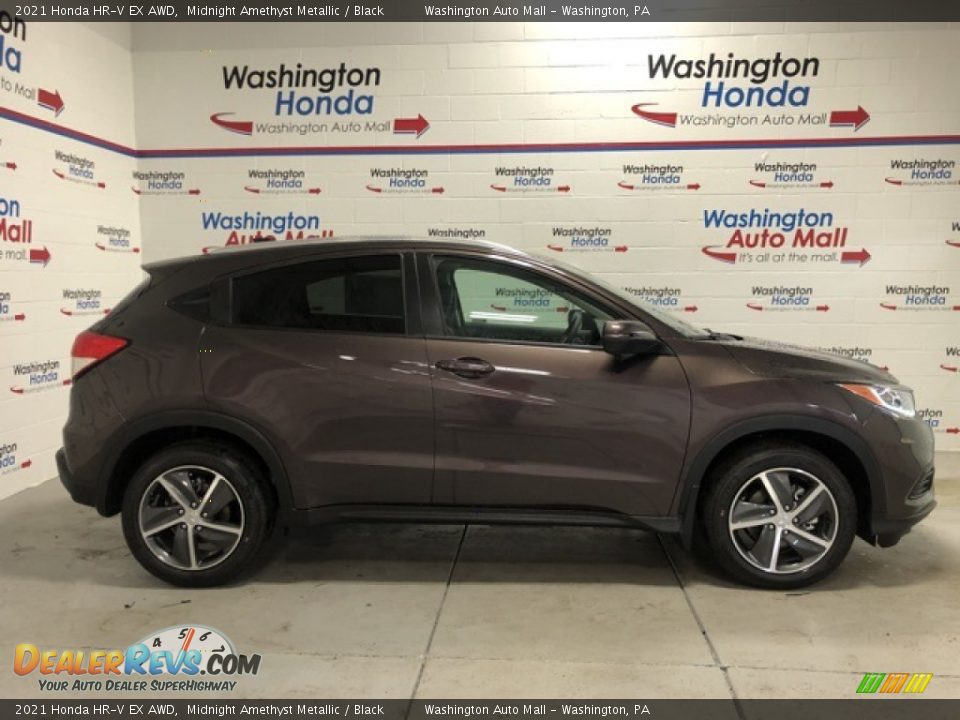 2021 Honda HR-V EX AWD Midnight Amethyst Metallic / Black Photo #1