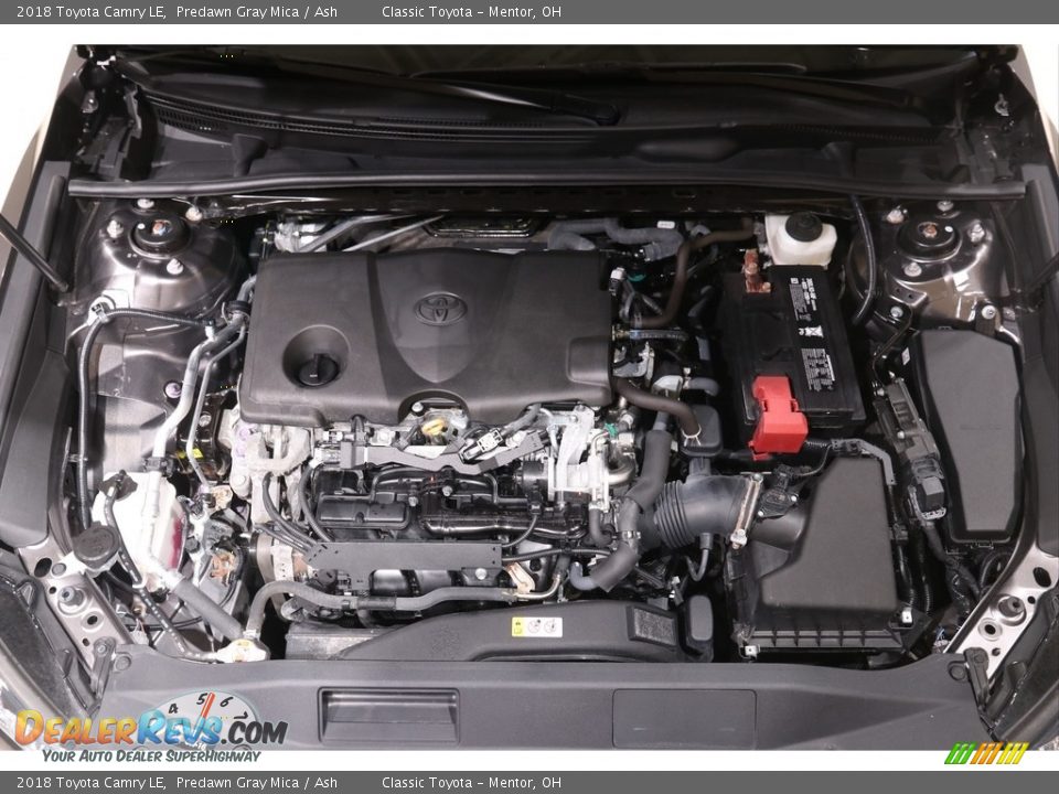 2018 Toyota Camry LE Predawn Gray Mica / Ash Photo #21