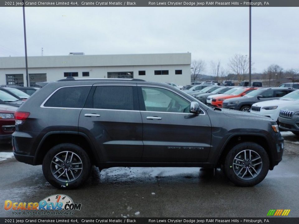 2021 Jeep Grand Cherokee Limited 4x4 Granite Crystal Metallic / Black Photo #4