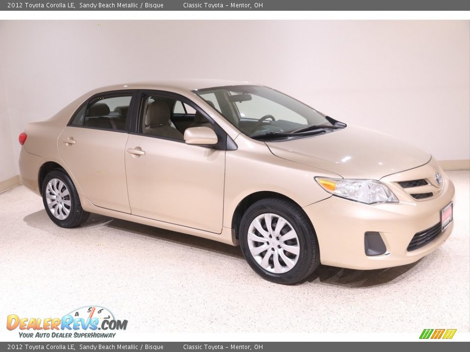 2012 Toyota Corolla LE Sandy Beach Metallic / Bisque Photo #1