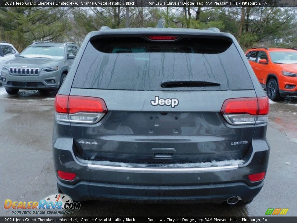 2021 Jeep Grand Cherokee Limited 4x4 Granite Crystal Metallic / Black Photo #6