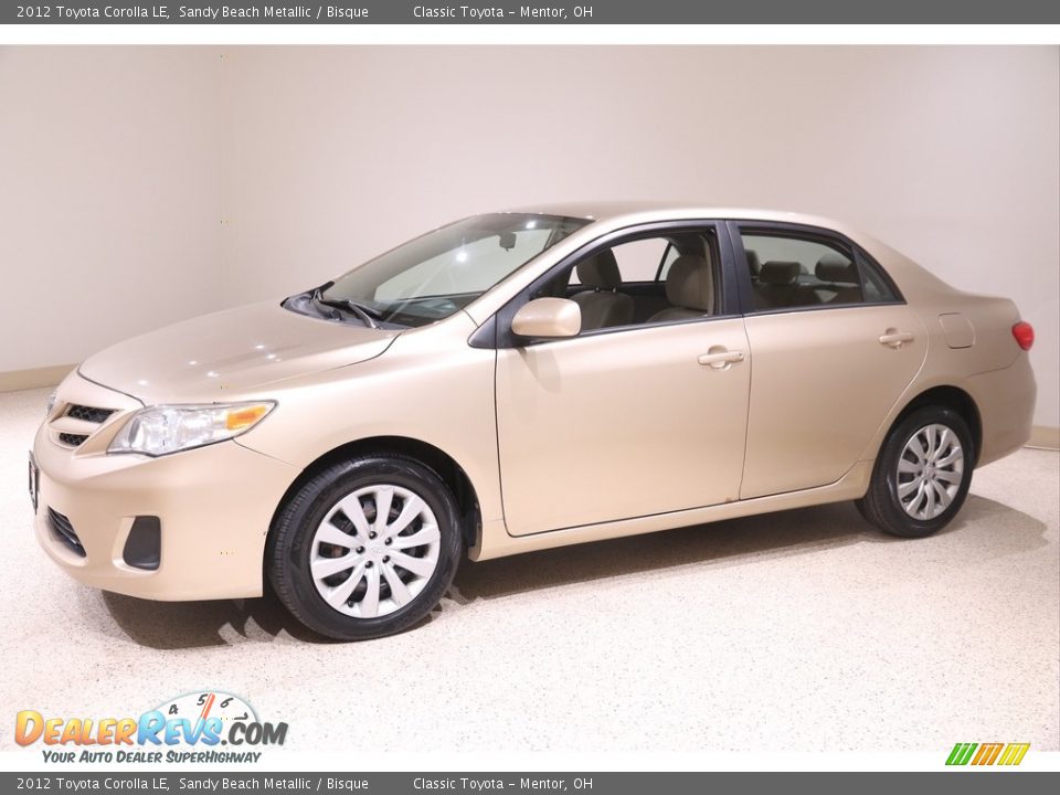 2012 Toyota Corolla LE Sandy Beach Metallic / Bisque Photo #3