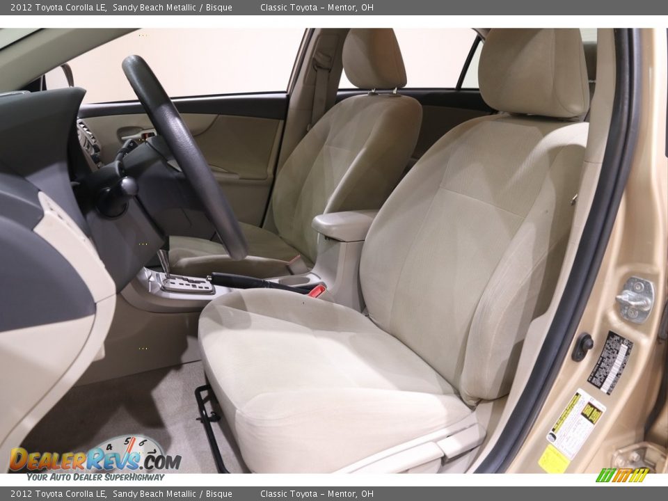 2012 Toyota Corolla LE Sandy Beach Metallic / Bisque Photo #5