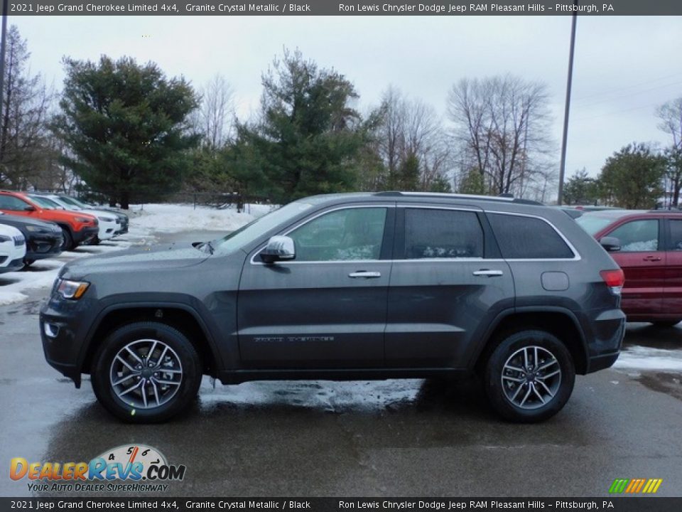 2021 Jeep Grand Cherokee Limited 4x4 Granite Crystal Metallic / Black Photo #9