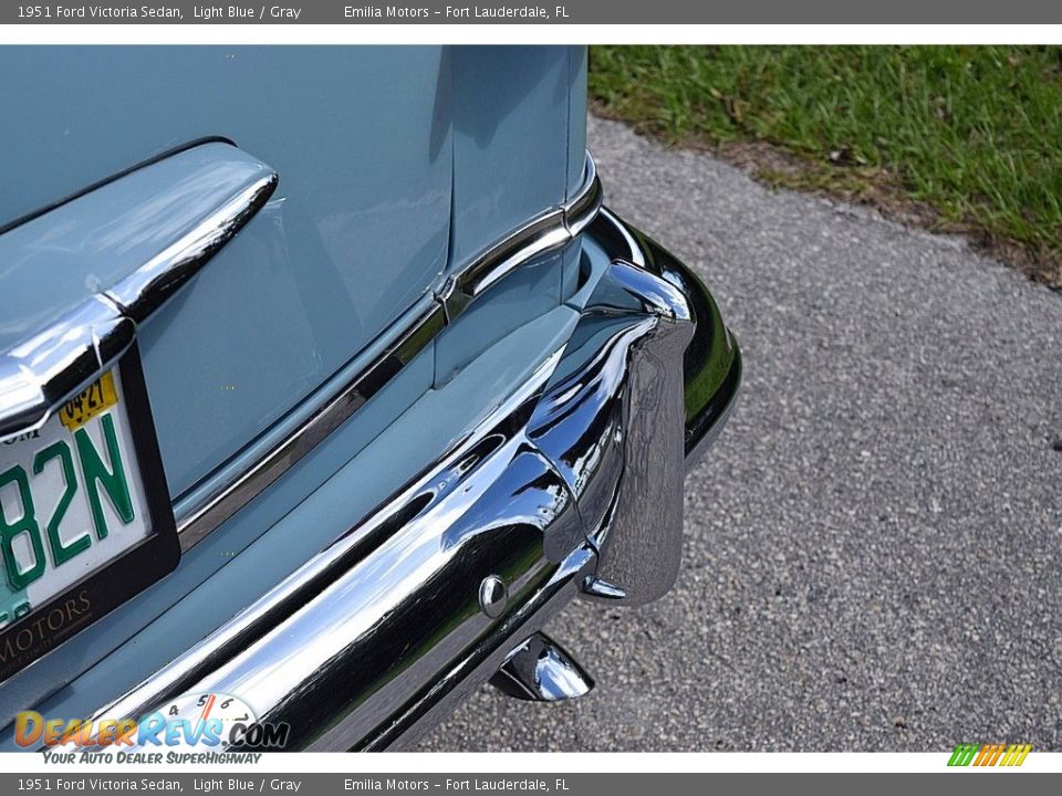 1951 Ford Victoria Sedan Light Blue / Gray Photo #31