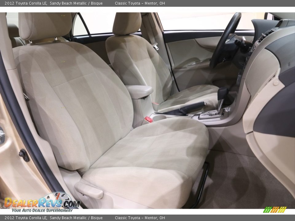 2012 Toyota Corolla LE Sandy Beach Metallic / Bisque Photo #13