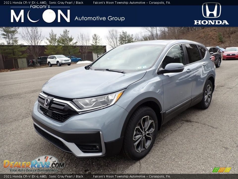 2021 Honda CR-V EX-L AWD Sonic Gray Pearl / Black Photo #1