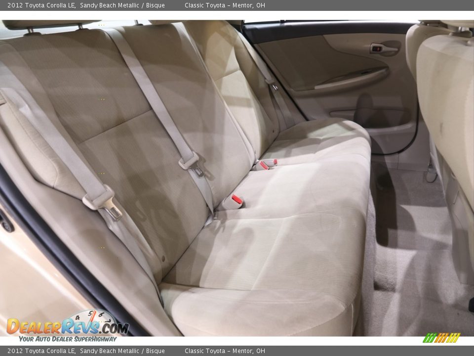 2012 Toyota Corolla LE Sandy Beach Metallic / Bisque Photo #14
