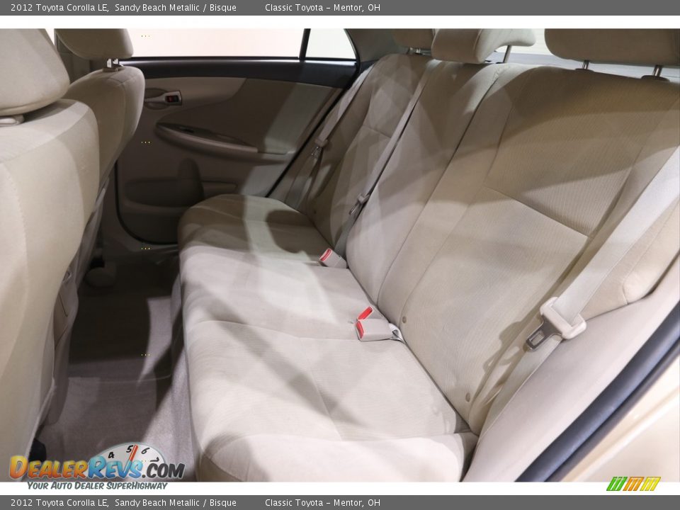 2012 Toyota Corolla LE Sandy Beach Metallic / Bisque Photo #15