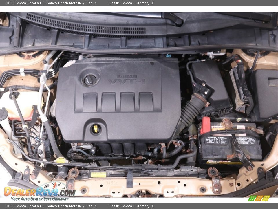 2012 Toyota Corolla LE Sandy Beach Metallic / Bisque Photo #17