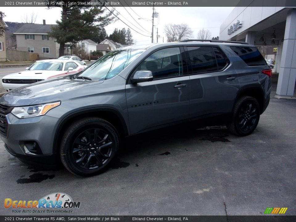 2021 Chevrolet Traverse RS AWD Satin Steel Metallic / Jet Black Photo #6