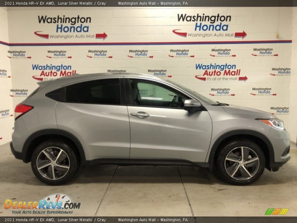 2021 Honda HR-V EX AWD Lunar Silver Metallic / Gray Photo #1