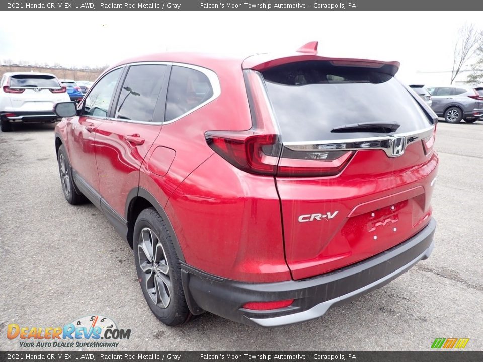 2021 Honda CR-V EX-L AWD Radiant Red Metallic / Gray Photo #2