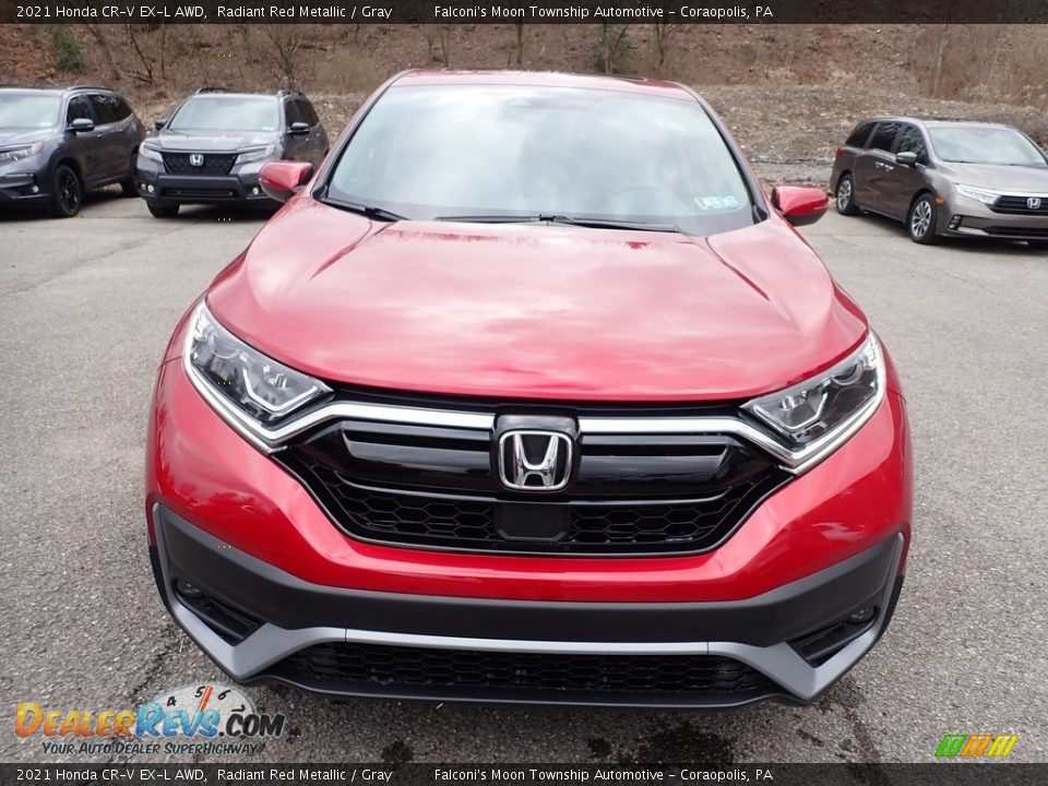 2021 Honda CR-V EX-L AWD Radiant Red Metallic / Gray Photo #6