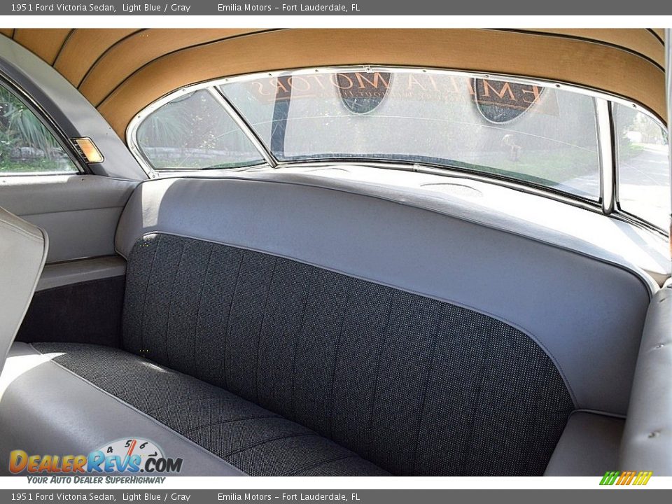 Rear Seat of 1951 Ford Victoria Sedan Photo #65