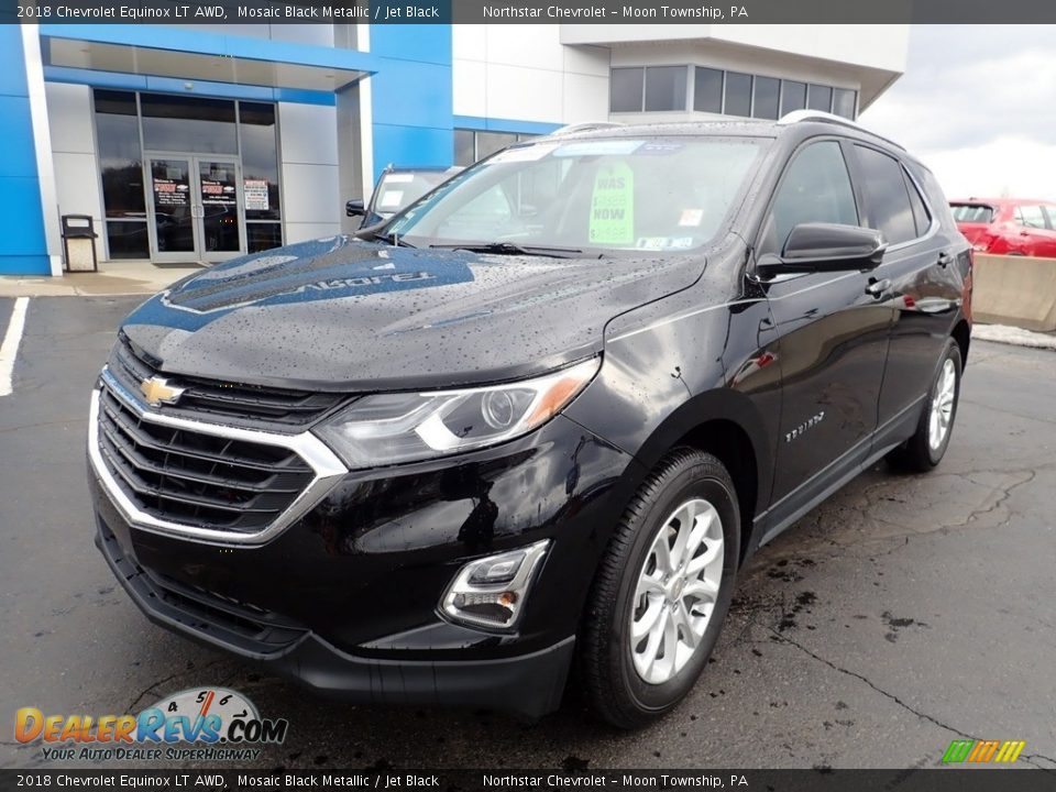 2018 Chevrolet Equinox LT AWD Mosaic Black Metallic / Jet Black Photo #2