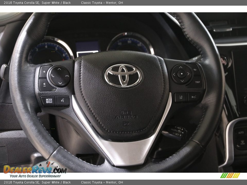 2018 Toyota Corolla SE Super White / Black Photo #7