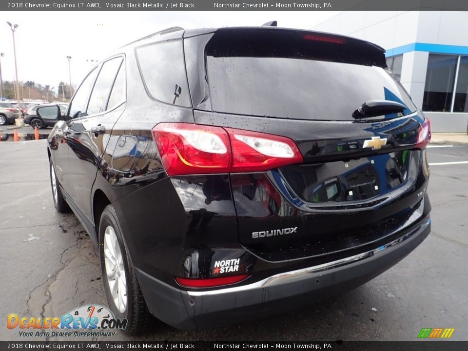 2018 Chevrolet Equinox LT AWD Mosaic Black Metallic / Jet Black Photo #5