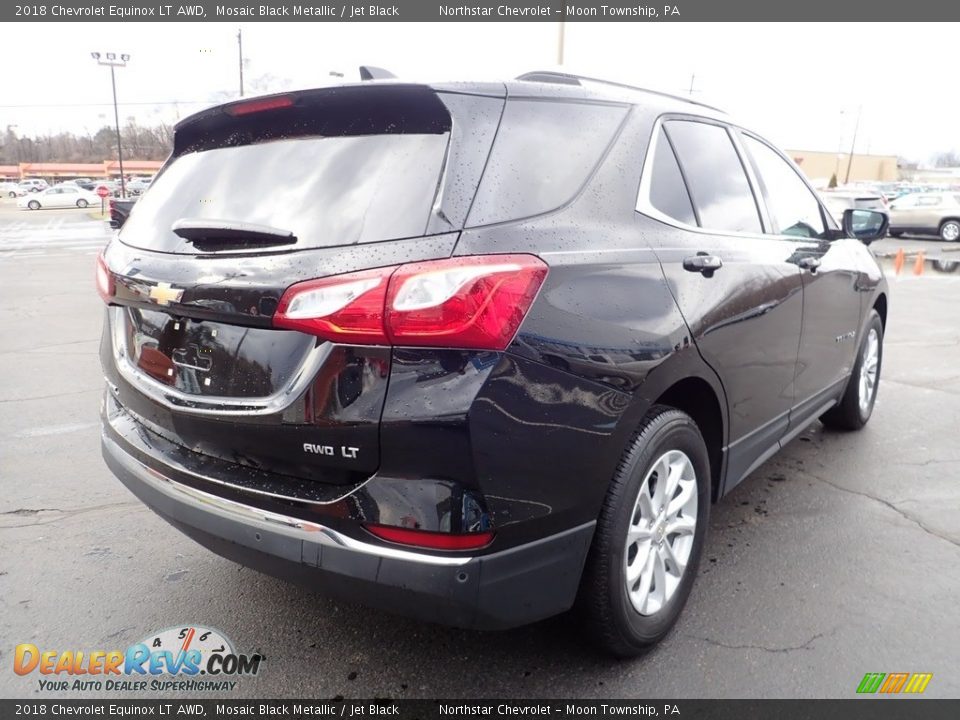 2018 Chevrolet Equinox LT AWD Mosaic Black Metallic / Jet Black Photo #8